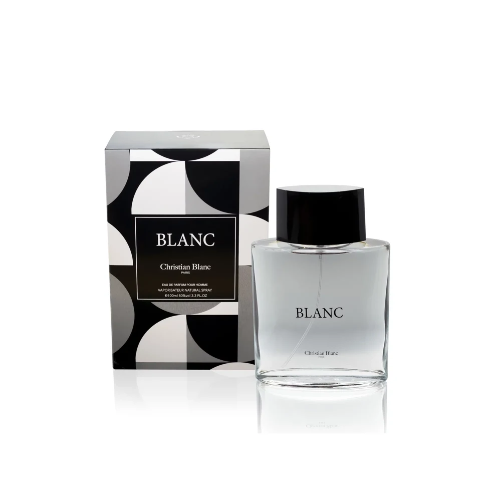 Blanc — flacon et présentation