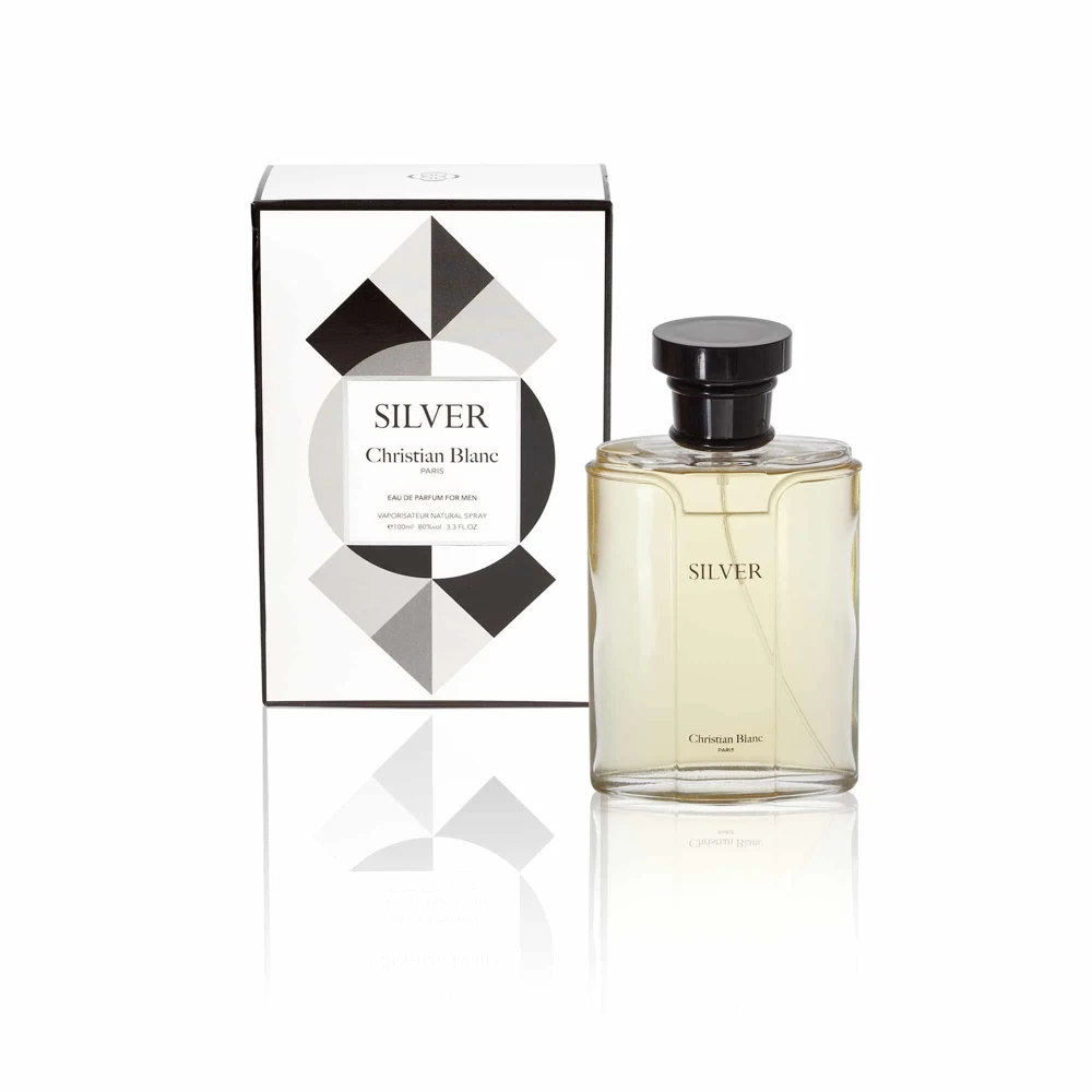 Silver — flacon et présentation