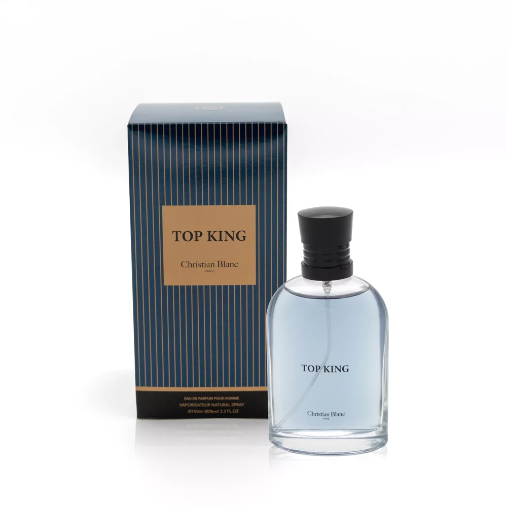 Top King — flacon et présentation